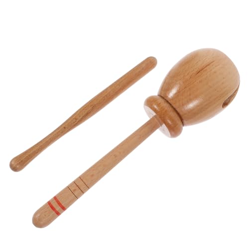 FRCOLOR 1 Satz Holz Percussion Instrument mit Schlägel Musikspielzeug für Fördert Musikalische Fähigkeiten und Entwicklungsförderung für Vorschulunterricht und Kreative Spielzeiten von FRCOLOR