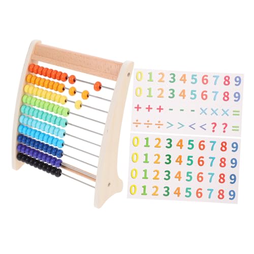 FRCOLOR 1 Satz Holz Rechenrahmen für Lernspielzeug mit Berechnungshilfe Fördert Mathe und Hand Augen Koordination Bunte Perlen für Kreatives Lernen als für Geburtstage und Alltag FRCOLOR 1 Satz Holz Rechenrahmen für Lernspielzeug mit Berechnungshilfe Fördert Mathe und Hand Augen Koordination Bunte Perlen für Kreatives Lernen als für Geburtstage und Alltag von FRCOLOR