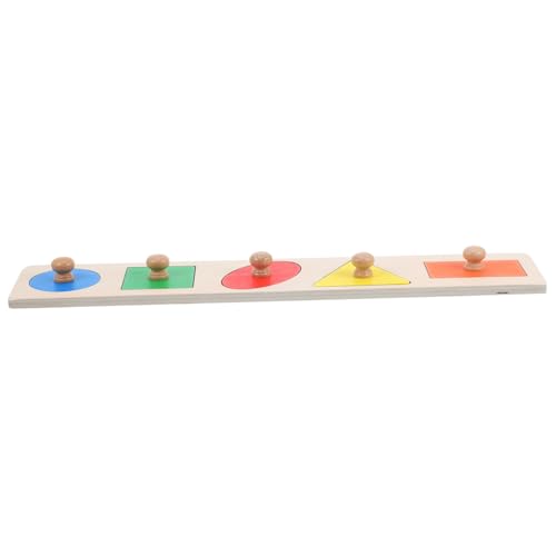 FRCOLOR 1 Satz Holzpuzzle für Montessori Lernspielzeug mit Geometrischen Formen Motorischen Fähigkeiten Kognitiven Entwicklung für Neugeborene und Kleinkinder FRCOLOR 1 Satz Holzpuzzle für Montessori Lernspielzeug mit Geometrischen Formen Motorischen Fähigkeiten Kognitiven Entwicklung für Neugeborene und Kleinkinder von FRCOLOR
