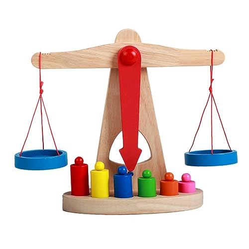 FRCOLOR 1 Satz Holzspielzeug Interaktive Funktion Lernwaage Passende Szene für Ab Jahren Holzspielzeug Lernwaage Interaktive Spielzeugwaage für Ab Jahren Fördert Verständnis von Gewicht FRCOLOR 1 Satz Holzspielzeug Interaktive Funktion Lernwaage Passende Szene für Ab Jahren Holzspielzeug Lernwaage Interaktive Spielzeugwaage für Ab Jahren Fördert Verständnis von Gewicht von FRCOLOR