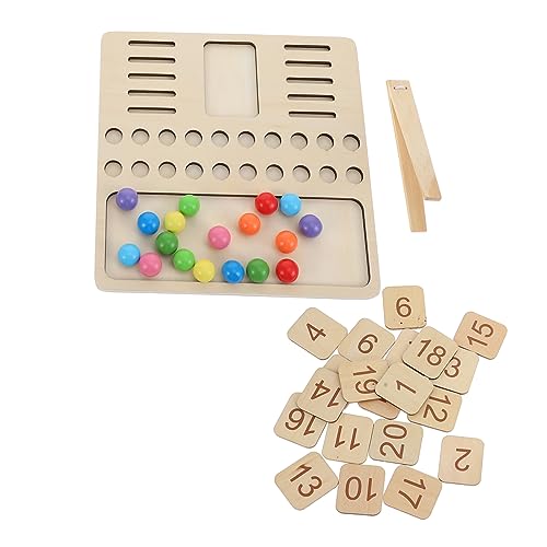 FRCOLOR 1 Satz Holzspielzeug Zahlen Lernspielzeug mit Bunten Perlen und Spielbrettern für Kreative Lernaktivitäten für Vorschulkinder und Eltern Junge Mädchen Spiele FRCOLOR 1 Satz Holzspielzeug Zahlen Lernspielzeug mit Bunten Perlen und Spielbrettern für Kreative Lernaktivitäten für Vorschulkinder und Eltern Junge Mädchen Spiele von FRCOLOR