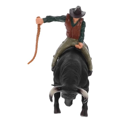 FRCOLOR 1 Satz Imitation Stierkampf Figurine Western Dekoration Realistisches Matador Stier Set für Lernspielzeug und Kreative Tischdekoration FRCOLOR 1 Satz Imitation Stierkampf Figurine Western Dekoration Realistisches Matador Stier Set für Lernspielzeug und Kreative Tischdekoration von FRCOLOR