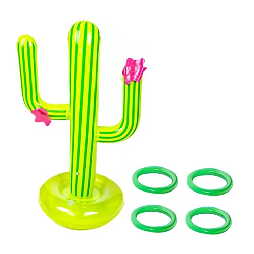 FRCOLOR 1 Satz Inflatable Cactus Pool Toy Teiliges Wasserspielzeug für Sommerpartys Aufblasbarem Kaktus und Bunten Ringen für Erwachsene Beim Schwimmen FRCOLOR 1 Satz Inflatable Cactus Pool Toy Teiliges Wasserspielzeug für Sommerpartys Aufblasbarem Kaktus und Bunten Ringen für Erwachsene Beim Schwimmen von FRCOLOR