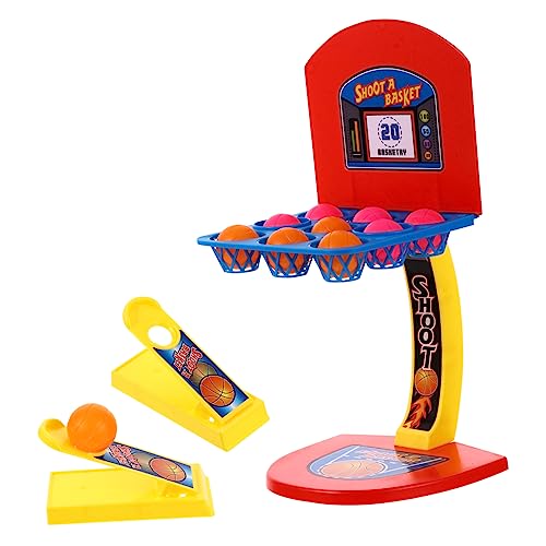 FRCOLOR Basketballspielzeug Satz für Kinder Bunte Desktop Sportspielzeuge Indoor Basketballkorb für Frühlerner Spaß für Jungen und Mädchen von FRCOLOR