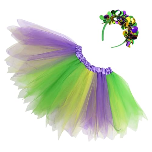 FRCOLOR 1 Satz Karnevals-Tutu Rock Die Zirkus Party tragen für karnevalskostüme faschingskostüme carnival costume for women Mädchenkostüm Halloween-Mardi-Gras-Kostüm Plastik von FRCOLOR