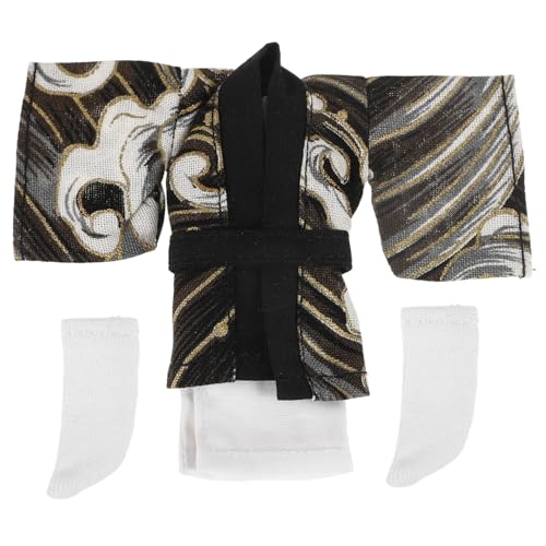 FRCOLOR Kimono Outfit Satz für Puppen Japanische Puppenkleidung Auswechselbares Puppenkleid Dekoratives Puppenzubehör für Kinder und Puppen von FRCOLOR