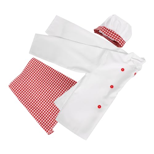 FRCOLOR 1 Satz Kleiner Koch Spielt Einen Anzug Für Schürze Kind Chef -outfit Trachtenkleidung Kostüm Kleidung Rollenspielkleidung Spielkleidung Vorgeben Polyester FRCOLOR 1 Satz Kleiner Koch Spielt Einen Anzug Für Schürze Kind Chef -outfit Trachtenkleidung Kostüm Kleidung Rollenspielkleidung Spielkleidung Vorgeben Polyester von FRCOLOR