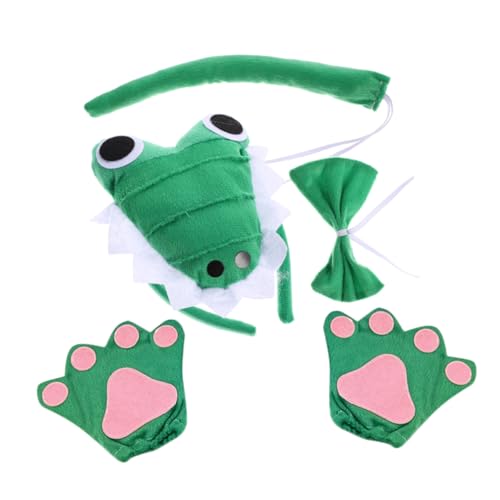 FRCOLOR 1 Satz Krokodilstirnband Kinderkostüm Kostümzubehör Tierstirnband Netter Haarreihe Alligatorkostüm Für Kostüm Stirnbänder Tierstirnbänder Für Erwachsene Green Plüsch FRCOLOR 1 Satz Krokodilstirnband Kinderkostüm Kostümzubehör Tierstirnband Netter Haarreihe Alligatorkostüm Für Kostüm Stirnbänder Tierstirnbänder Für Erwachsene Green Plüsch von FRCOLOR
