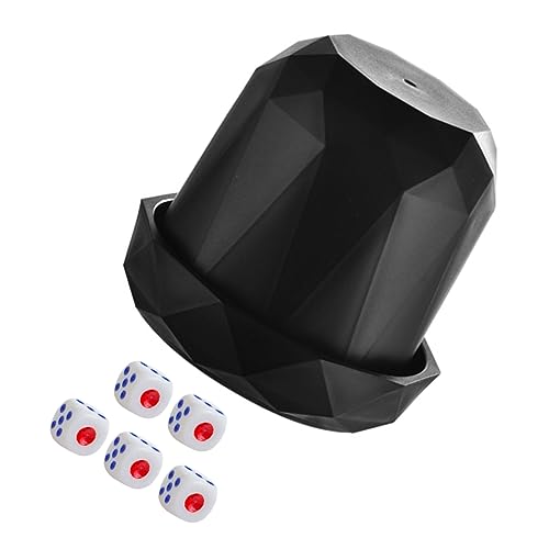 FRCOLOR 1 Satz Ktv Würfelspiel Set Geräuschloser Würfelbecher mit Würfeln für Partys Geeignet für Ktv Bar und Spieleabende Leicht und Tragbar aus Material für Unterhaltungszwecke FRCOLOR 1 Satz Ktv Würfelspiel Set Geräuschloser Würfelbecher mit Würfeln für Partys Geeignet für Ktv Bar und Spieleabende Leicht und Tragbar aus Material für Unterhaltungszwecke von FRCOLOR