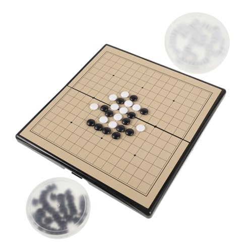 FRCOLOR 1 Satz Magnetisches Go Spiel Set Tragbares Brettspiel für Anfänger Standard Schachbrett zur Logischer Denkfähigkeiten Aufbewahrungsbox für Reisen und Spieleabende FRCOLOR 1 Satz Magnetisches Go Spiel Set Tragbares Brettspiel für Anfänger Standard Schachbrett zur Logischer Denkfähigkeiten Aufbewahrungsbox für Reisen und Spieleabende von FRCOLOR