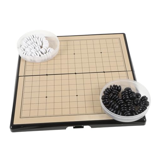 FRCOLOR 1 Satz Magnetisches Schachspiel mit Aufbewahrungsbox Tragbares Brettspiel für Anfänger für Unterwegs Üben von Denkfähigkeiten Magnetische Spielsteine Standardgröße FRCOLOR 1 Satz Magnetisches Schachspiel mit Aufbewahrungsbox Tragbares Brettspiel für Anfänger für Unterwegs Üben von Denkfähigkeiten Magnetische Spielsteine Standardgröße von FRCOLOR