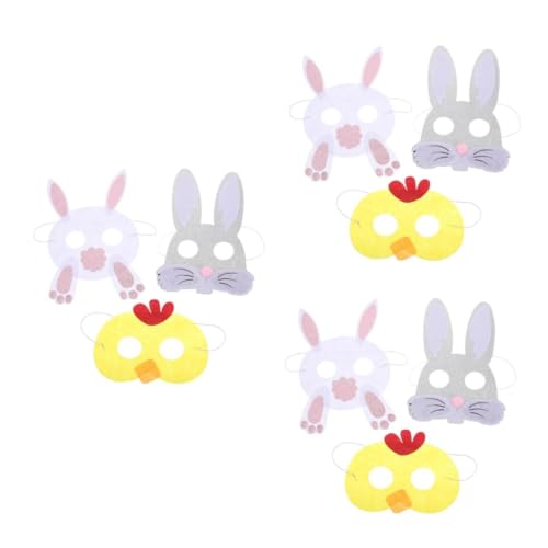 FRCOLOR 1 Satz Maske Kostümzubehör Zu Ostern Kaninchen-cosplay Cosplay-kostüm-stütze Gastgeschenke Für Ostern Filzstoff 3st FRCOLOR 1 Satz Maske Kostümzubehör Zu Ostern Kaninchen-cosplay Cosplay-kostüm-stütze Gastgeschenke Für Ostern Filzstoff 3st von FRCOLOR