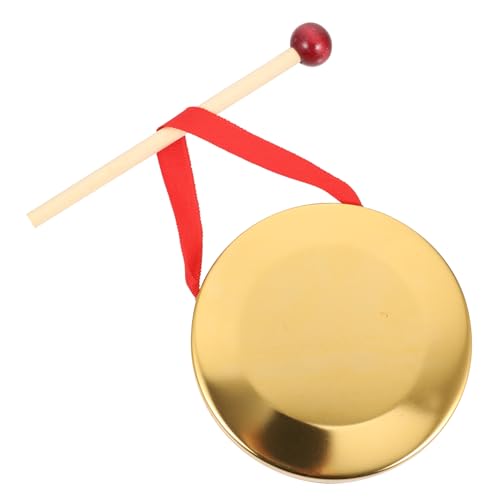 FRCOLOR 1 Satz Mini Kupfer Gong Hand Gong Musikinstrument für Feste und Partys Lauter Hammer und Ergonomischem Griff für Unternehmensöffnungen und Veranstaltungen FRCOLOR 1 Satz Mini Kupfer Gong Hand Gong Musikinstrument für Feste und Partys Lauter Hammer und Ergonomischem Griff für Unternehmensöffnungen und Veranstaltungen von FRCOLOR