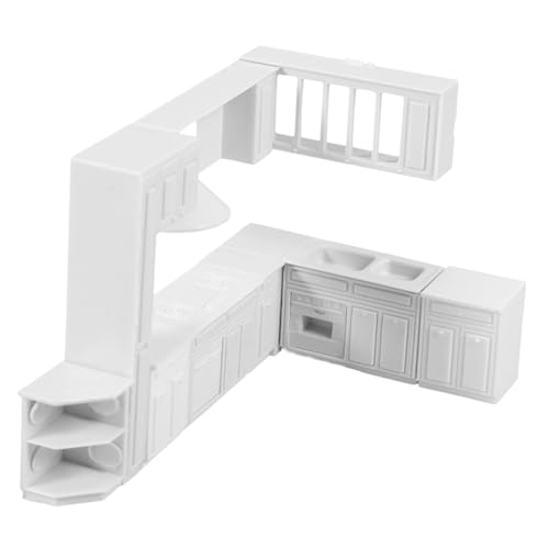 FRCOLOR 1 Satz Miniatur Küchenschrank Set Maßstab mit Waschbecken und Herd Puppenhaus Möbel Zubehör für Kreative DIY Projekte FRCOLOR 1 Satz Miniatur Küchenschrank Set Maßstab mit Waschbecken und Herd Puppenhaus Möbel Zubehör für Kreative DIY Projekte von FRCOLOR