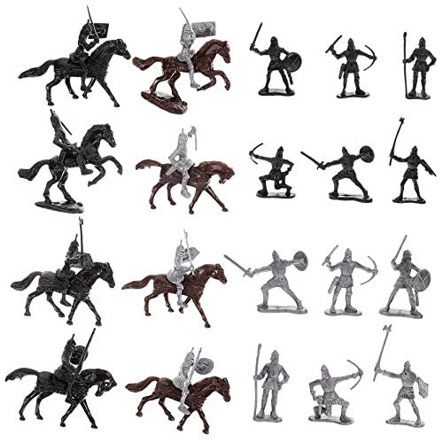 FRCOLOR 1 Satz Miniatur Soldaten und Pferde Modelle Set Teiliges Mittelalterliche Figuren für Sandtisch Dekoration und Erwachsene Detailreiche Reiterfiguren und Miniatur Soldaten Figuren FRCOLOR 1 Satz Miniatur Soldaten und Pferde Modelle Set Teiliges Mittelalterliche Figuren für Sandtisch Dekoration und Erwachsene Detailreiche Reiterfiguren und Miniatur Soldaten Figuren von FRCOLOR
