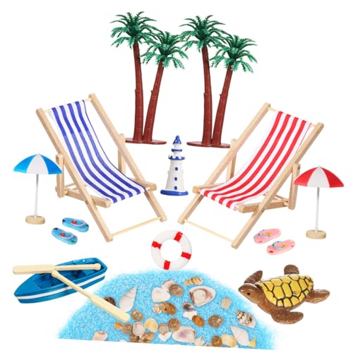 FRCOLOR 1 Satz Miniatur Strand Mikrolandschaft Teiliges Set mit Zubehör für Puppenhäuser Lifelike Deko Accessoires für Sommer Szenen und Foto Requisiten Hochwertiges Kunststoffmaterial FRCOLOR 1 Satz Miniatur Strand Mikrolandschaft Teiliges Set mit Zubehör für Puppenhäuser Lifelike Deko Accessoires für Sommer Szenen und Foto Requisiten Hochwertiges Kunststoffmaterial von FRCOLOR