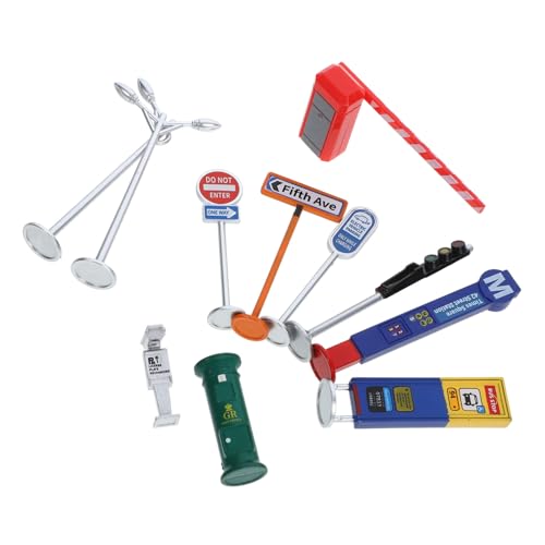 FRCOLOR 1 Satz Miniatur Verkehrszeichen Spielzeugset für Verkehrswissen Lernen mit Spielmatte und Verkehrsszenario Wiederverwendbar und Langlebig für Kreatives und Lernen FRCOLOR 1 Satz Miniatur Verkehrszeichen Spielzeugset für Verkehrswissen Lernen mit Spielmatte und Verkehrsszenario Wiederverwendbar und Langlebig für Kreatives und Lernen von FRCOLOR