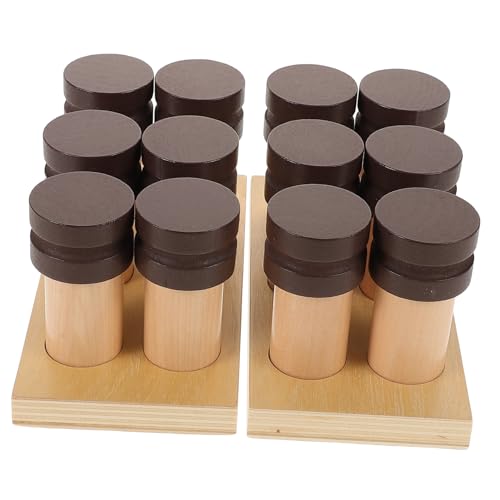 FRCOLOR 1 Satz Montessori Holzspielzeug für Kleinkinder Sensory Toy Geruchswahrnehmung Sicheres Holzmaterial Geeignet für Vorschulkinder und Junge Mädchen Kreative Lernaktivitäten Fördern FRCOLOR 1 Satz Montessori Holzspielzeug für Kleinkinder Sensory Toy Geruchswahrnehmung Sicheres Holzmaterial Geeignet für Vorschulkinder und Junge Mädchen Kreative Lernaktivitäten Fördern von FRCOLOR
