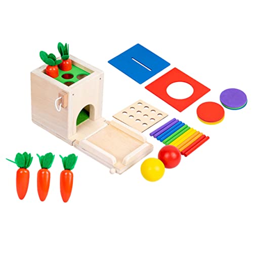 FRCOLOR 1 Satz Montessori Multifunktionaler Sensory Toy für Intelligentes Farben Paarspielzeug für Konzentrationstraining für Kleinkinder und Vorschulkinder FRCOLOR 1 Satz Montessori Multifunktionaler Sensory Toy für Intelligentes Farben Paarspielzeug für Konzentrationstraining für Kleinkinder und Vorschulkinder von FRCOLOR