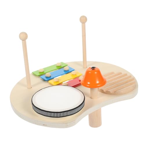 FRCOLOR 1 Satz Musikalisches Holzspielzeug Multifunktionales Xylophon Schlaginstrument für Fördert Kreativität und Musikalität für Spielzeugpartys und Lernspiele von FRCOLOR