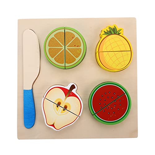 FRCOLOR 1 Satz Obst Schneide für Pädagogisches Küchenspielzeug Feinmotorik Geeignet für Jahre Alte Jungen und Mädchen Lehrreiche Rollenspiele mit Sicheren Geruchsfreien Materialien von FRCOLOR