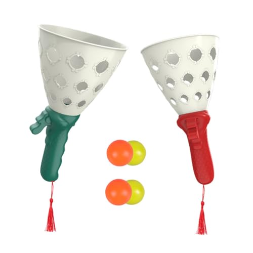 FRCOLOR 1 Satz Outdoor Interaktives Fangspiel Sticks Bälle aus Hochwertigem für Erwachsene Fördert Motorische Fähigkeiten und Macht Spaß im Freien von FRCOLOR