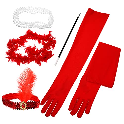 FRCOLOR 1 Satz Paillettenstirnbandanzug Für Flapper-kostüm Handschuh Stirnbänder Burleske Accessoires Retro Outfits Party Zubehör Abs FRCOLOR 1 Satz Paillettenstirnbandanzug Für Flapper-kostüm Handschuh Stirnbänder Burleske Accessoires Retro Outfits Party Zubehör Abs von FRCOLOR