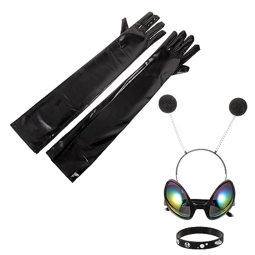 FRCOLOR 1 Satz Partykleidung Party-cosplay-stirnbänder Außerirdische Antenne Wiederverwendbare Alien-stirnbänder Ausländer Außerirdische Brille Und Stirnband Alien Party Handschuhe Plastik FRCOLOR 1 Satz Partykleidung Party-cosplay-stirnbänder Außerirdische Antenne Wiederverwendbare Alien-stirnbänder Ausländer Außerirdische Brille Und Stirnband Alien Party Handschuhe Plastik von FRCOLOR