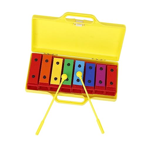 FRCOLOR 1 Satz Percussion Instrument Handgeklopftes Xylophon im Tragbaren Koffer für Musikalische Früherziehung und Kreative Spielmomente für Jungen und Mädchen FRCOLOR 1 Satz Percussion Instrument Handgeklopftes Xylophon im Tragbaren Koffer für Musikalische Früherziehung und Kreative Spielmomente für Jungen und Mädchen von FRCOLOR
