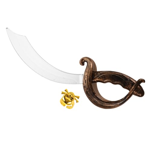 FRCOLOR 1 Satz Piratenmesserspielzeug Piratenschwert -stütze Halloween Piratenschwert Piratenkostümzubehör Damen Piraten-Accessoires Für Damen Cosplay- Schwerter Dark Brown Plastik FRCOLOR 1 Satz Piratenmesserspielzeug Piratenschwert -stütze Halloween Piratenschwert Piratenkostümzubehör Damen Piraten-Accessoires Für Damen Cosplay- Schwerter Dark Brown Plastik von FRCOLOR