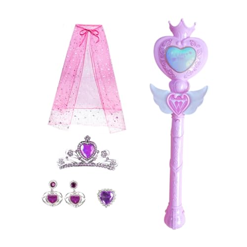 FRCOLOR 1 Satz Prinzessin Cloak Umhang Glühstab nützliche Blinksticks tragbares leuchtendes Party blinkender Zauberstab Opp Violett FRCOLOR 1 Satz Prinzessin Cloak Umhang Glühstab nützliche Blinksticks tragbares leuchtendes Party blinkender Zauberstab Opp Violett von FRCOLOR