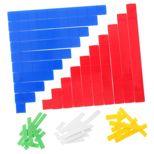 FRCOLOR 1 Satz Professionelles Montessori Arithmetik Lineal Set für Unterstützt Frühe Mathematikfähigkeiten für Kindergarten und Homeschooling Fördert Logisches und Mathematikverständnis FRCOLOR 1 Satz Professionelles Montessori Arithmetik Lineal Set für Unterstützt Frühe Mathematikfähigkeiten für Kindergarten und Homeschooling Fördert Logisches und Mathematikverständnis von FRCOLOR