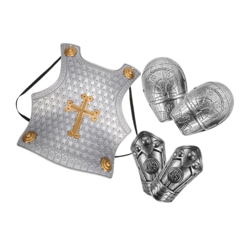 FRCOLOR 1 Satz Rüstung Spielzeugrüstung Für Jungen Kunststoffpanzerung Kleine Rüstung Kunststoff-rüstungsspielzeug Rüstung Für Rüstungsstütze Ausführen Plastik Silver von FRCOLOR