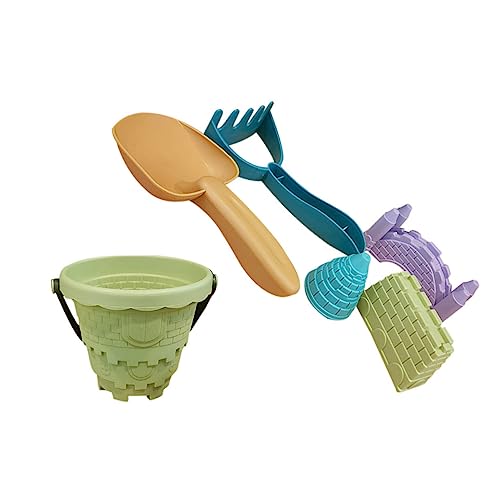 FRCOLOR 1 Satz Sandspielzeug Set für Bunte Strandspielzeuge für Kreatives im Sandkasten Leicht und Tragbar für Sommer und Ausflüge Eimer Förmchen und Mehr Farbenfrohes Zufällige Farbe von FRCOLOR