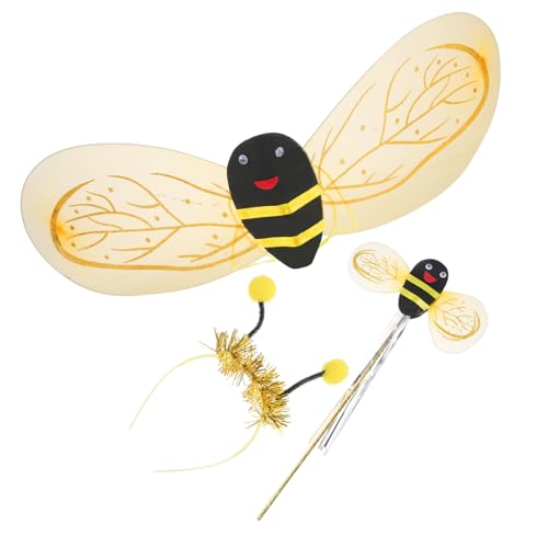 FRCOLOR 1 Satz Satz Feenflügel verkleiden sich Kinderhalloween Kleinkind-Biene Bienenflügel für Mädchen Zubehör für Kinderkostüme Bienenkostüm-Requisiten pp Golden FRCOLOR 1 Satz Satz Feenflügel verkleiden sich Kinderhalloween Kleinkind-Biene Bienenflügel für Mädchen Zubehör für Kinderkostüme Bienenkostüm-Requisiten pp Golden von FRCOLOR