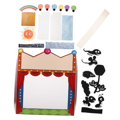 FRCOLOR 1 Satz Schattenpuppen Set für Kreatives DIY Handpuppen Bastelset für Geschichten Erzählen Puppenspiel und Theateraufführungen Materialien für Wissenschaftliche Experimente und FRCOLOR 1 Satz Schattenpuppen Set für Kreatives DIY Handpuppen Bastelset für Geschichten Erzählen Puppenspiel und Theateraufführungen Materialien für Wissenschaftliche Experimente und von FRCOLOR