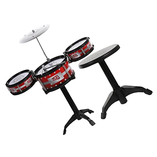 FRCOLOR 1 Satz Schlagzeug Set Musikinstrument für Kleinkinder TLG Set mit Stühlen für Frühes Lernen und Kreative Bunten Farben Robust und Langlebig FRCOLOR 1 Satz Schlagzeug Set Musikinstrument für Kleinkinder TLG Set mit Stühlen für Frühes Lernen und Kreative Bunten Farben Robust und Langlebig von FRCOLOR