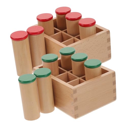 FRCOLOR 1 Satz Sensorische Klangzylinder Montessori Spielzeugset Auditory Toy zur des Logischen Denkens Interaktives Lernspielzeug für Geeignet für Kreative Spielstunden FRCOLOR 1 Satz Sensorische Klangzylinder Montessori Spielzeugset Auditory Toy zur des Logischen Denkens Interaktives Lernspielzeug für Geeignet für Kreative Spielstunden von FRCOLOR