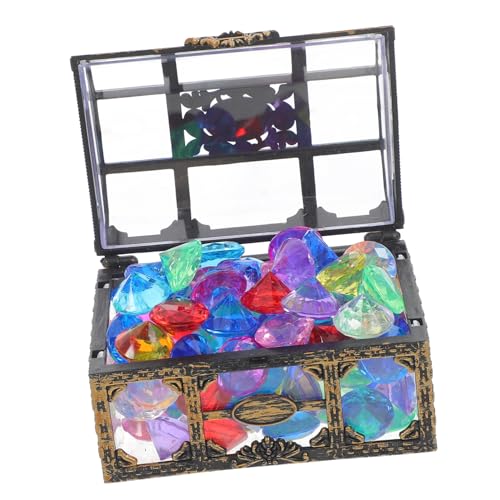 FRCOLOR 1 Satz Simulation Edelsteinen für Schatztruhe mit Bunten Langlebigen Acryl Glassteinen für Schatzsuchen Partys und Dekorationen FRCOLOR 1 Satz Simulation Edelsteinen für Schatztruhe mit Bunten Langlebigen Acryl Glassteinen für Schatzsuchen Partys und Dekorationen von FRCOLOR