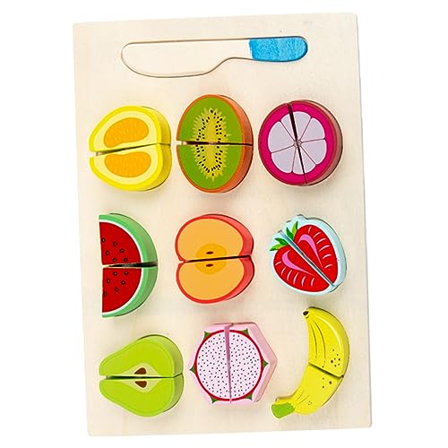 FRCOLOR 1 Satz Spielzeugset für Cartoonhaften Obstschneide für Mädchen Pädagogisches Rollenspielzeug Interaktion zwischen Eltern und Kindern für Geburtstage und Lernzwecke von FRCOLOR