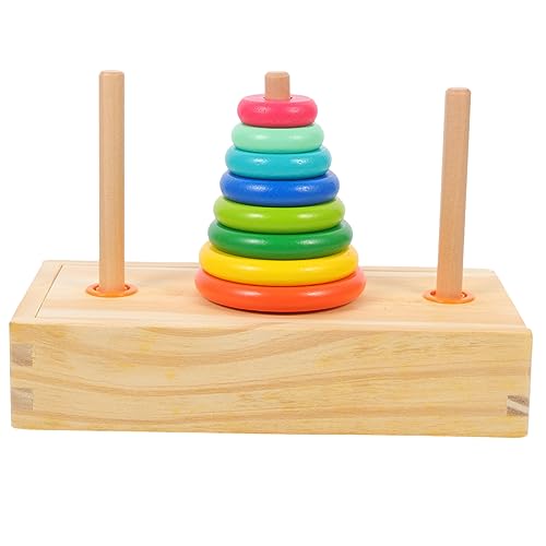 FRCOLOR 1 Satz Stapelspielzeug Ringe Bunte Holzspielzeuge für Kleinkinder mit Schichten Fördert Frühkindliche Bildung und Motorische Fähigkeiten Sicheres und Langlebiges Material FRCOLOR 1 Satz Stapelspielzeug Ringe Bunte Holzspielzeuge für Kleinkinder mit Schichten Fördert Frühkindliche Bildung und Motorische Fähigkeiten Sicheres und Langlebiges Material von FRCOLOR
