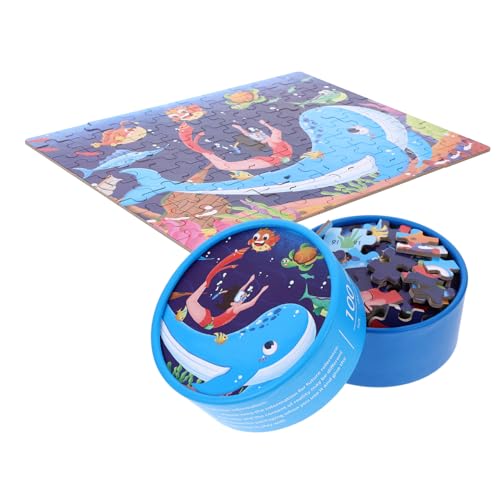 FRCOLOR 1 Satz Teile Puzzles für Kleinkinder Intelligentes Unterwasserwelt Puzzle für Vorschulkinder für Jahre Fördert Logisches und Eltern Junge Mädchen Beziehung von FRCOLOR