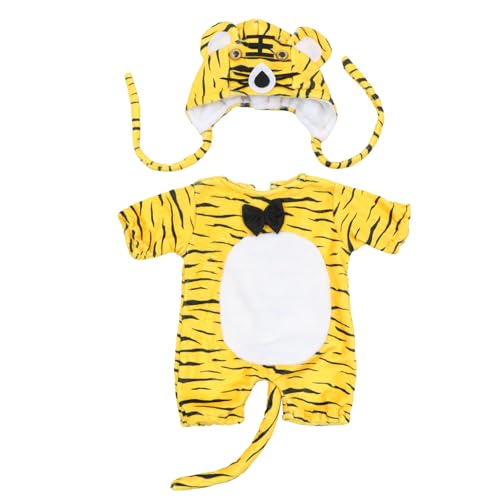 FRCOLOR 1 Satz Tiger Outfit Set für Neugeborene Weiche Kostüme für Babyfotos Fotorequisit für Shower und Besondere Anlässe FRCOLOR 1 Satz Tiger Outfit Set für Neugeborene Weiche Kostüme für Babyfotos Fotorequisit für Shower und Besondere Anlässe von FRCOLOR