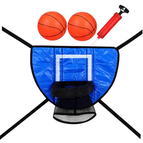 FRCOLOR 1 Satz Trampolin Basketballspiel mit Abnehmbarem Basketballkorb Pumpe und Bällen für Hand Augen Koordinationstraining und Interaktives im Freien FRCOLOR 1 Satz Trampolin Basketballspiel mit Abnehmbarem Basketballkorb Pumpe und Bällen für Hand Augen Koordinationstraining und Interaktives im Freien von FRCOLOR