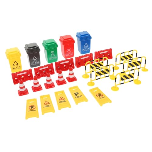 FRCOLOR 1 Satz Verkehrszeichen Spielset für Teiliges mit Miniatur Verkehrshütchen Gelben Absperrungen und A Form Warnschildern für Verkehrserziehung und Kreatives FRCOLOR 1 Satz Verkehrszeichen Spielset für Teiliges mit Miniatur Verkehrshütchen Gelben Absperrungen und A Form Warnschildern für Verkehrserziehung und Kreatives von FRCOLOR