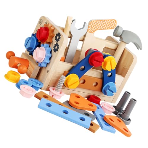 FRCOLOR 1 Satz Werkzeugset Multifunktionales für Kreative Rollenspiele Pädagogisches Lernspielzeug für Kleinkinder für Jungen und Mädchen Fördert Fantasie und Geschicklichkeit von FRCOLOR