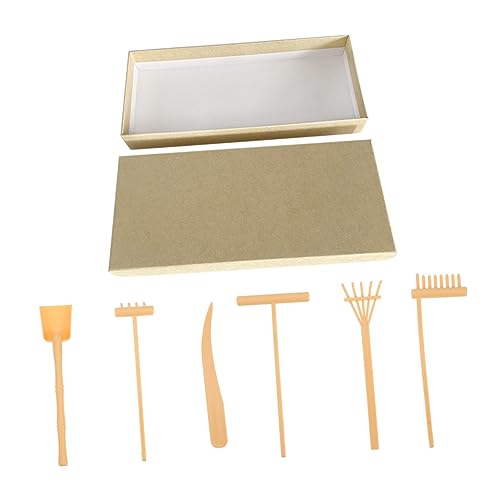 FRCOLOR 1 Satz Zen Garten Rechen Set Teiliges Sandgarten Zubehör für Kreative Tischdekoration und DIY Projekte Leichtes Kunststoffmaterial für Präzise Sandgestaltung und von FRCOLOR