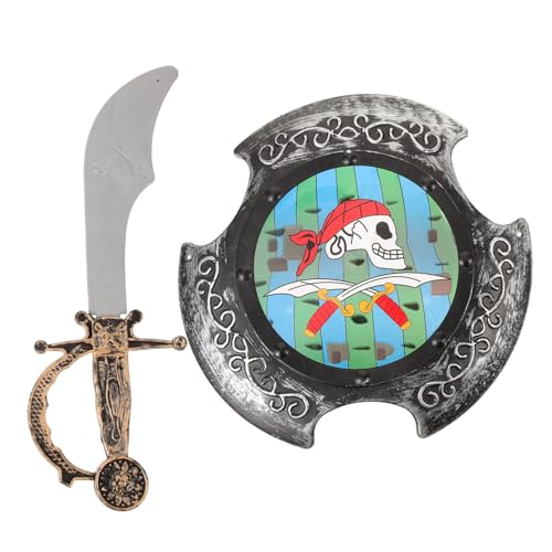FRCOLOR 1 Satz für kinderspielzeug Rollenspiel piratensäbel spielsachen Piratenzubehör für vor, Spiel zu und Schild Spielzeugschwert Plastik FRCOLOR 1 Satz für kinderspielzeug Rollenspiel piratensäbel spielsachen Piratenzubehör für vor, Spiel zu und Schild Spielzeugschwert Plastik von FRCOLOR