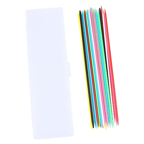FRCOLOR 1 Schachtel Bunte Spielstäbe für Interaktives Lernspielzeug Set Kognitiven Fähigkeiten Teile Aufbewahrungsbox für Familien und Gruppenspiele für Reisen und Partys von FRCOLOR