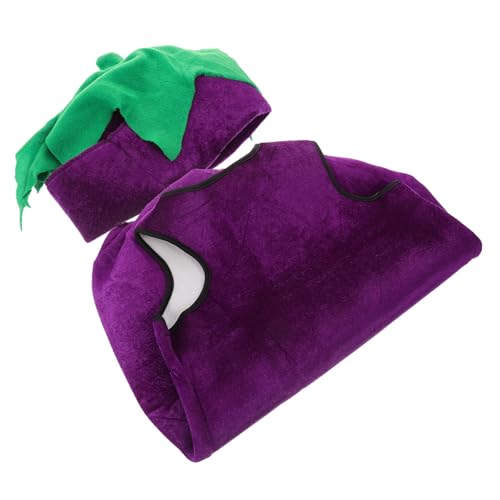 FRCOLOR 1 Set Auberginen Styling Performance Kostüm Cosplay Kostüme Lustige Partygeschenke Gemüsekleidung Gemüsekostüm Auberginenkleidung Auberginenkostüm Stoff FRCOLOR 1 Set Auberginen Styling Performance Kostüm Cosplay Kostüme Lustige Partygeschenke Gemüsekleidung Gemüsekostüm Auberginenkleidung Auberginenkostüm Stoff von FRCOLOR